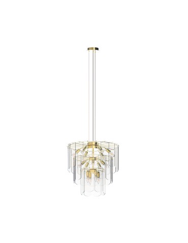 Zuma Line NIRA GOLD/ TRANSLATIVE GLASS MD3523-14L-EGN Pendant.