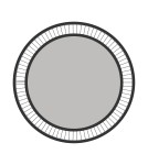 LED ceiling lamps - Zuma Line BALU BLACK MX3328-2-3BT SUFFIT. - product 4