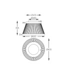 LED ceiling lamps - Zuma Line BALU BLACK MX3328-2-3BT SUFFIT. - product 5