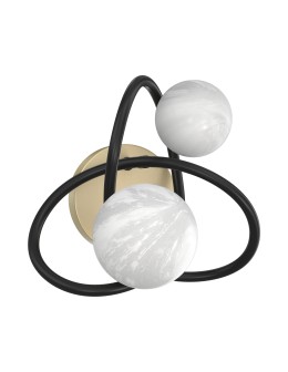 Zuma Line NISYRO CZARNY/ZŁOTY MAT MB4922-2-EBGN KINKIET