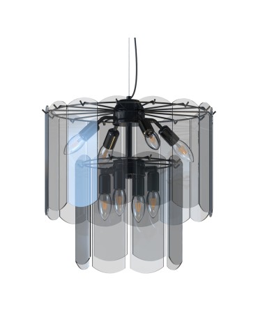Zuma Line NIRA BLACK CHROME/DYMIONE GLASS MD3523-8M-EBCN Pendant. - product 2