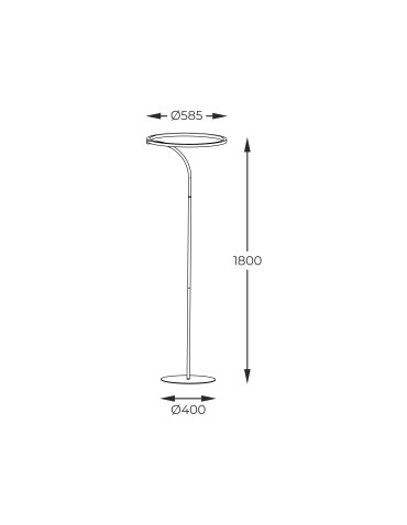 Zuma Line CORIT CZARNY E82907-31 PODŁOGOWA - produkt 2