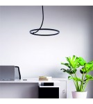 Ring ceiling lamps - Zuma Line CORIT BLACK E82907-01 SUFFIT. - product 2