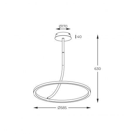 Zuma Line CORIT CZARNY E82907-01 SUFITOWA