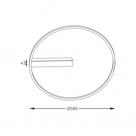 Zuma Line CORIT CZARNY E82907-81 SUFITOWA