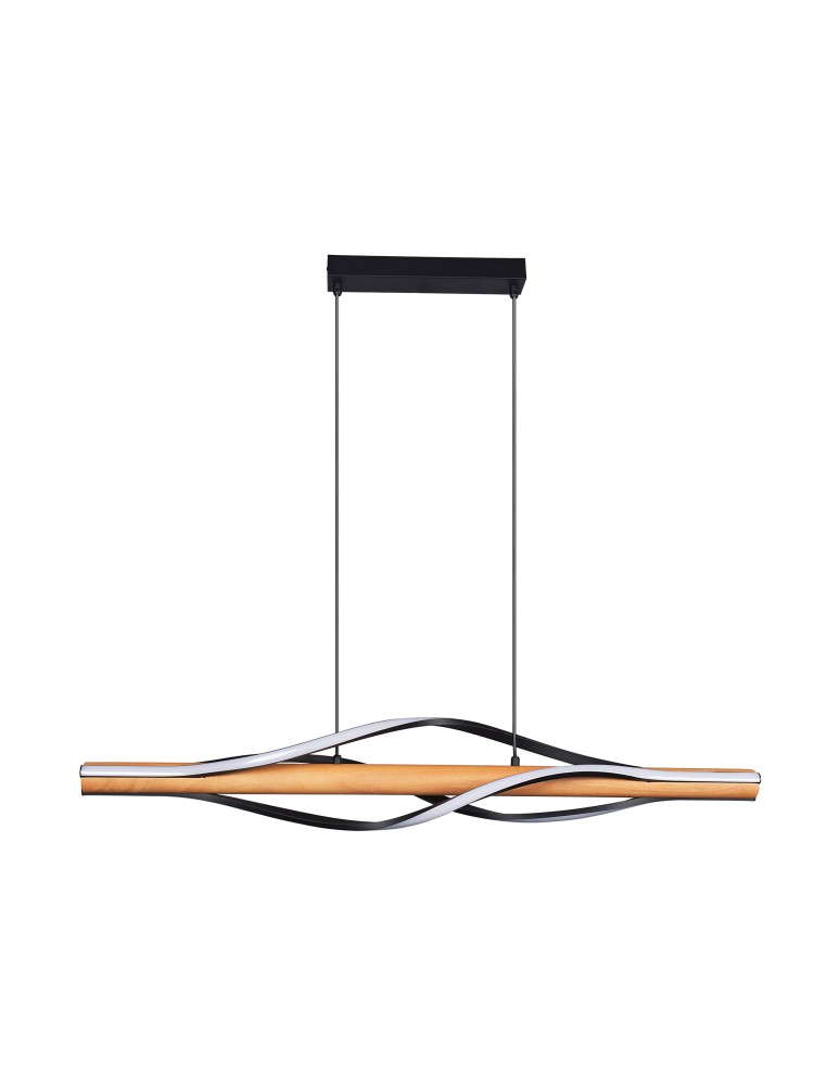 Pendant lamps over the island - Zuma Line BAEZ BLACK/TREE P230857003 Pendant. - product kolory-swiatla.pl 1