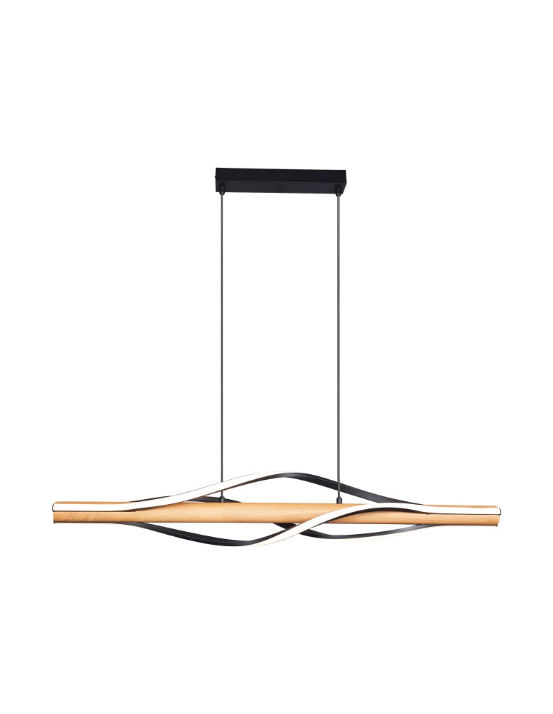 Pendant lamps over the island - Zuma Line BAEZ BLACK/TREE P230857003 Pendant. - product kolory-swiatla.pl 2