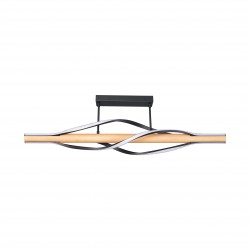 Zuma Line BAEZ CZARNY/DREWNO C230857003 SUFITOWA