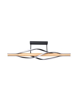 Zuma Line BAEZ CZARNY/DREWNO C230857003 SUFITOWA