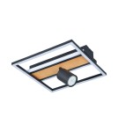 Wooden ceiling lamps - Zuma Line KORDA BLACK/DREAM C230857703 SUFFOLTAGE. - product 1