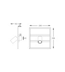 Wooden ceiling lamps - Zuma Line KORDA BLACK/DREAM C230857703 SUFFOLTAGE. - product 4