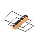 Wooden ceiling lamps - Zuma Line MINAR BLACK/DREAM C230624202A SUFFOLTAGE. - product 1