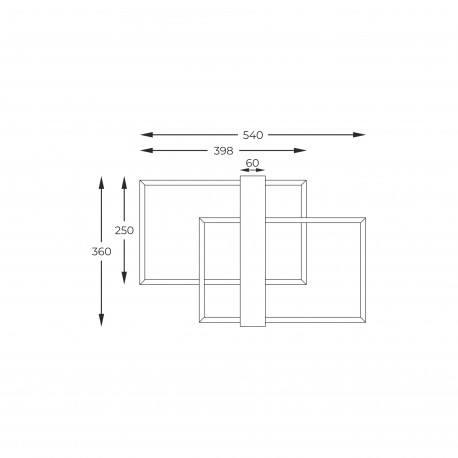 Zuma Line MINAR CZARNY/DREWNO C230624202A SUFITOWE