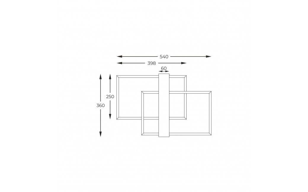 Zuma Line MINAR CZARNY/DREWNO C230624202A SUFITOWE