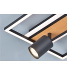 Wooden ceiling lamps - Zuma Line KORDA BLACK/DREAM C230857704 SUSPENSION SURFACE. - product 5