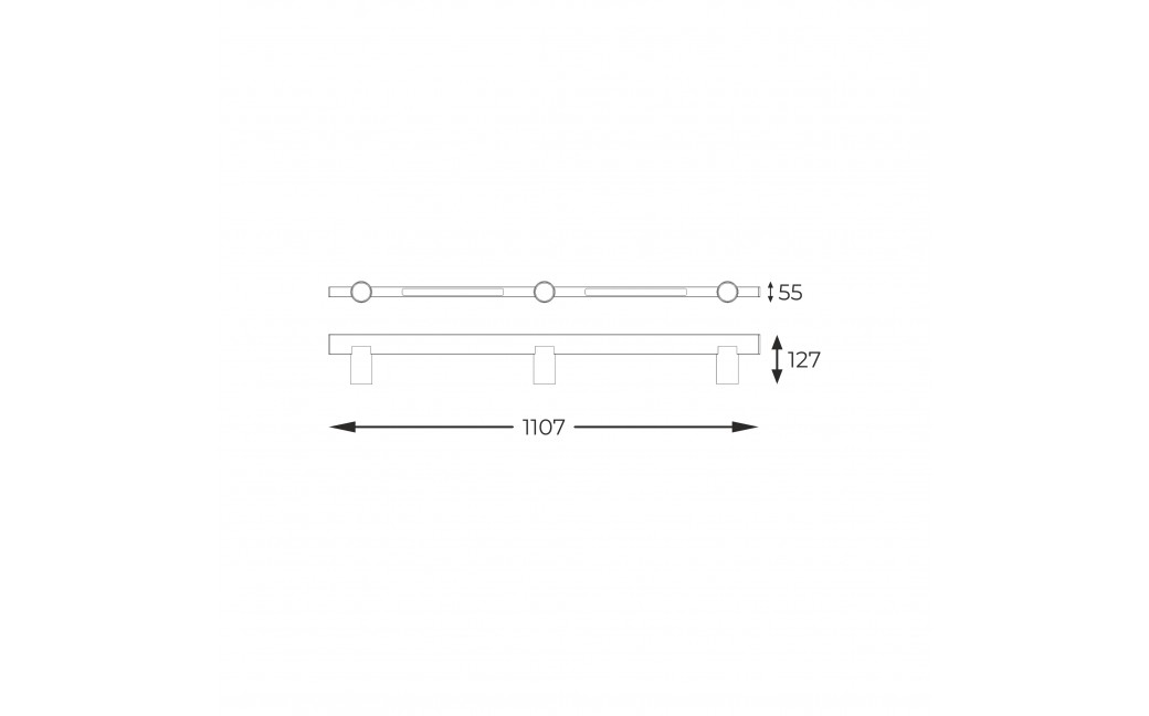 Zuma Line MANNARI CZARNY S230757205 SUFITOWE