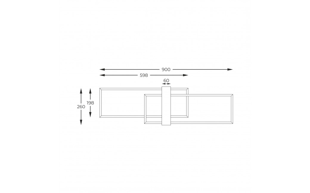 Zuma Line MINAR CZARNY/DREWNO MINAR SUFITOWA