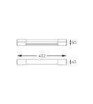 Bathroom wall lamps - Zuma Line PARKS CHROM W200526301 SHINKIT - product 3