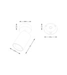 Adjustable ceiling lamps - spots - Zuma Line TORE GOLDEN DETAILED TLS006-GLD SPOT. - product 3