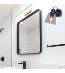 Loft wall lamps - industrial - Zuma Line BADOSA BLACK/DYMIONE GLASS S230827401 SHINKIT. - product 3