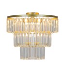 Glamour ceiling lamps - Zuma Line TIFANNY GOLD/DARK P17127-4-GD SUFFOLTAGE. - product 1