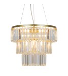 Glamour pendant lamps - Zuma Line TIFANNY GOLD/DARK P17127-4-1GD Pendant. - product 2