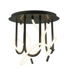 LED ceiling lamps - Zuma Line BALBO BLACK MAT 2023573-BK SUFFIT DESIGN - product 1