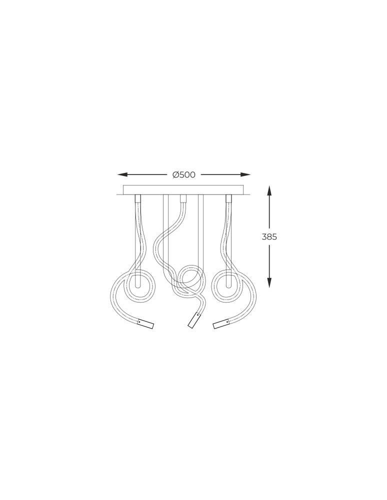 LED ceiling lamps - Zuma Line BALBO BLACK MAT 2023573-BK SUFFIT DESIGN - product kolory-swiatla.pl 2