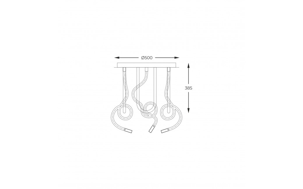 Zuma Line BALBO CZARNY MAT 2023573-BK SUFITOWE