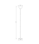 Floor lamps - Zuma Line MOREN BLACK CL-3800H-BK FLOOR PLATE. - product 2