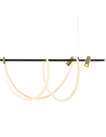 Zuma Line BALBO BLACK MAT/GOLD MAT 2200277L pendant - product 2