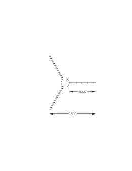 Zuma Line BALBO CZARNY MAT 20008-3X1BK SUFITOWE - produkt 2