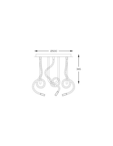 Zuma Line BALBO GOLD MAT 2023573-GD SUSPENSIONAL. - product 2