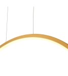 Pendant lamps circles - YASKR Loop M Pendant Lamp 1xLED Gold IP44 PL0119-85-GD Gold. - product 6