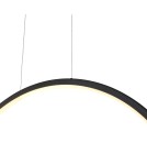 Pendant lamps circles - YASKR Loop M Pendant Lamp 1xLED black IP44 PL0119-85-BK Black - product 4