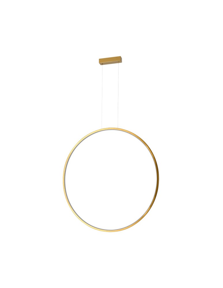 Pendant lamps circles - YASKR Loop M Pendant Lamp 1xLED Gold IP44 PL0119-85-GD Gold. - product kolory-swiatla.pl 3