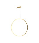Pendant lamps circles - YASKR Loop M Pendant Lamp 1xLED Gold IP44 PL0119-85-GD Gold. - product 2