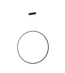 Pendant lamps circles - YASKR Loop M Pendant Lamp 1xLED black IP44 PL0119-85-BK Black - product 2