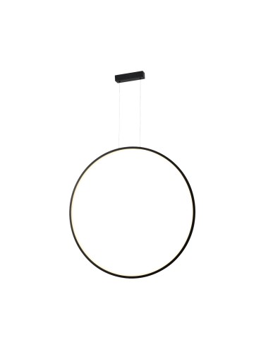 YASKR Lampa Wisząca Loop M 1xLED czarna IP44 PL0119-85-BK  Czarny - produkt 2