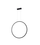 Pendant lamps circles - YASKR Loop S Pendant Lamp 1xLED black IP44 PL0119-65-BK Black - product 1