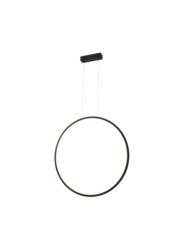 Pendant lamps circles - YASKR Loop S Pendant Lamp 1xLED black IP44 PL0119-65-BK Black - product kolory-swiatla.pl 2