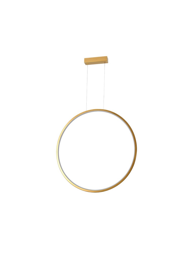 Pendant lamps circles - YASKR Loop S pendant lamp 1xLED gold IP44 PL0119-65-GD Gold - product kolory-swiatla.pl 1