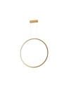 YASKR Loop S pendant lamp 1xLED gold IP44 PL0119-65-GD Gold