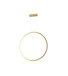 Pendant lamps circles - YASKR Loop S pendant lamp 1xLED gold IP44 PL0119-65-GD Gold - product 2