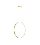 Pendant lamps circles - YASKR Loop S pendant lamp 1xLED gold IP44 PL0119-65-GD Gold - product 3