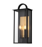 Outdoor wall lamps - CosmoLight Wall lamp MALIBU W02548BK. - product 1
