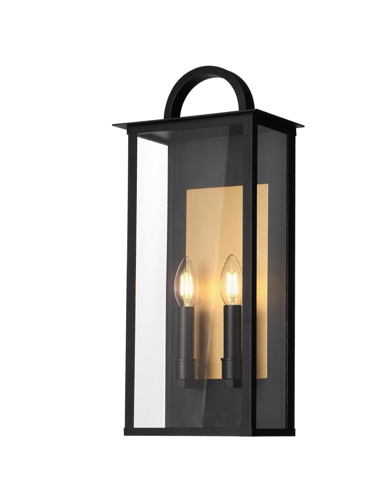 Outdoor wall lamps - CosmoLight Wall lamp MALIBU W02548BK. - product kolory-swiatla.pl 1