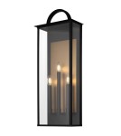 Outdoor wall lamps - CosmoLight Wall lamp MALIBU W03555BK - product 1