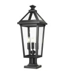 Standing garden lamps - CosmoLight ZURICH garden pillar F03647BK - product 1