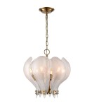 Glamour chandeliers - CosmoLight CANNES pendant lamp P06722BR - product 1